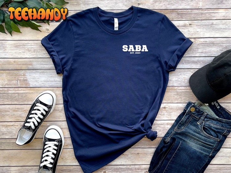 Saba 2023 Shirt T-shirt for Sabas birthday Christmas