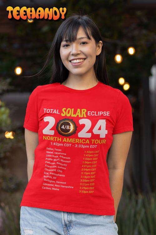 Solar Eclipse 2024 T-Shirt,  North America Eclipse 2024 T-Shirt, Unisex Sweatshirt