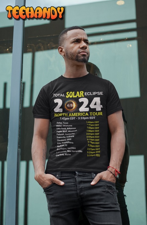Solar Eclipse 2024 T-Shirt,  North America Eclipse 2024 T-Shirt, Unisex Sweatshirt