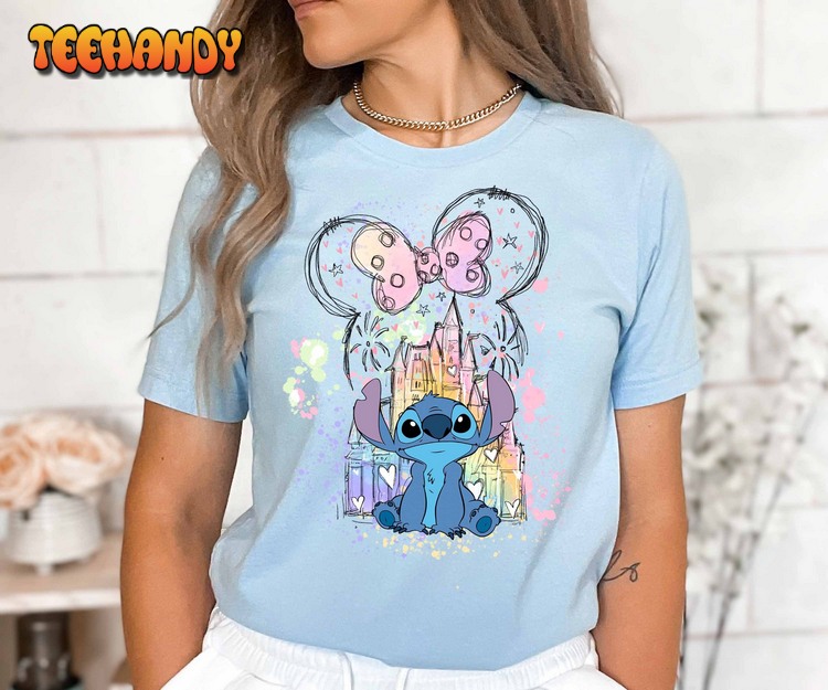 Stitch Disney Magic Kingdom Valentine Day Shirt