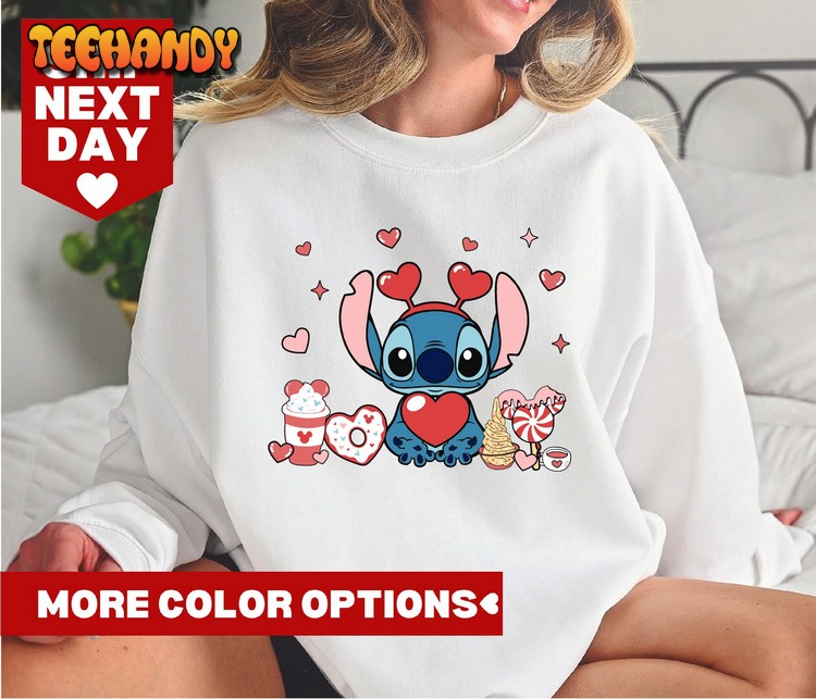 Stitch Valentine’s Day Lilo and Stitch Shirt
