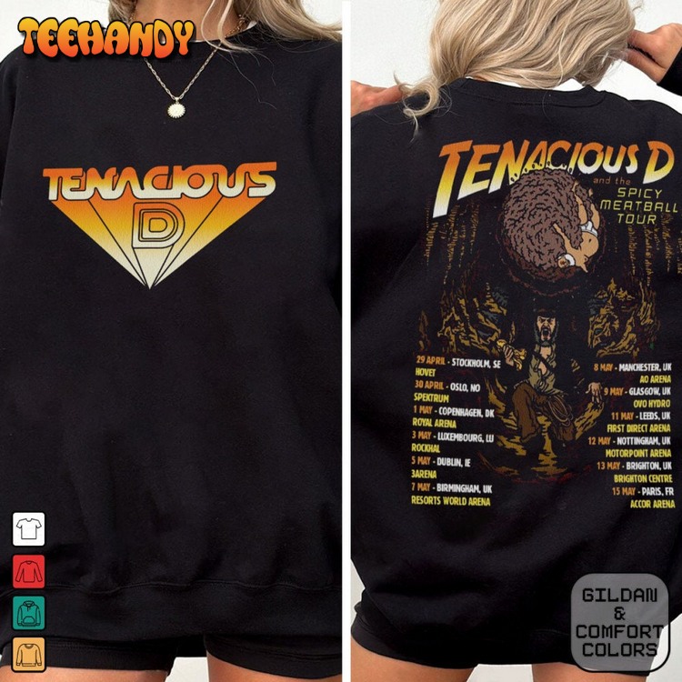 Tenacious D Spicy Meatball Tour 2024 Shirt, Tenacious D UK Concerts Fan