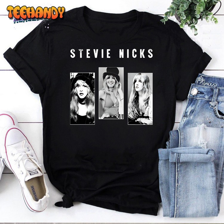 Three Image Legend Stevie Nicks Trending Unisex Vintage T-Shirt