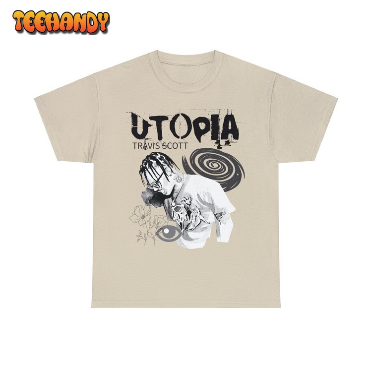 Travis Scott Utopia Shirt  Unisex Heavy Cotton T Shirt