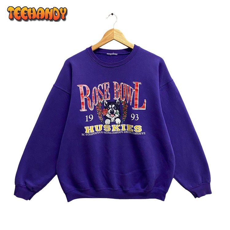 Vintage Washington Huskies  Rosebowl Purple Sweatshirt