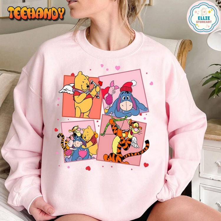 Winnie the Pooh Valentine Shirt, Disney Happy Valentine’s Day 2024 Shirt