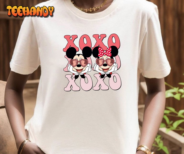 XOXO Disney Valentine’s Day MInnie & Mickey Valentines Shirt