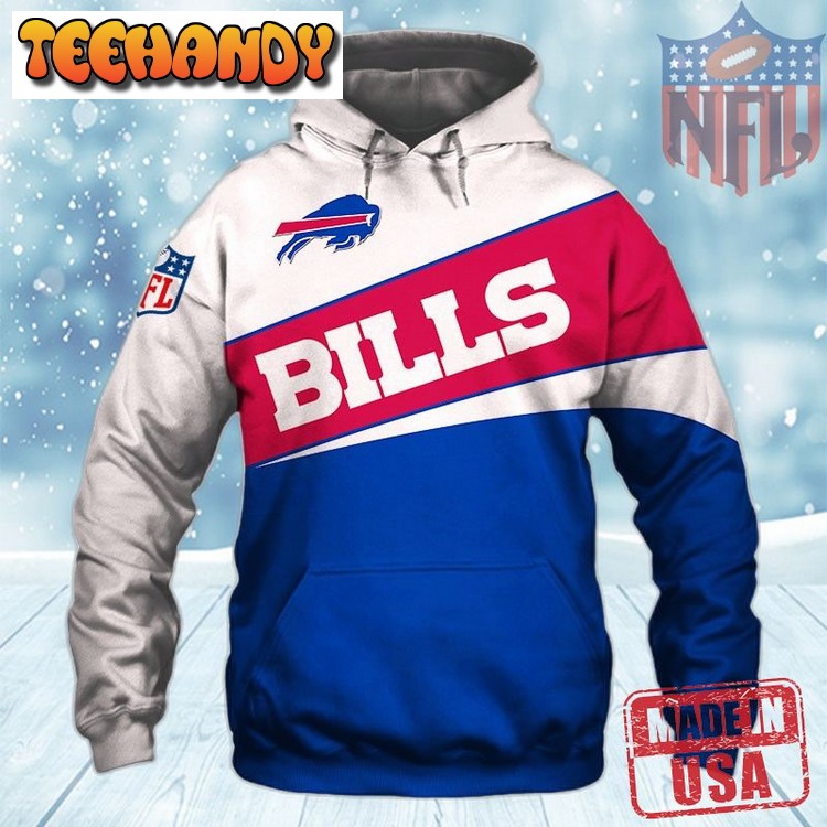 Youthful Buffalo Bills 3D Long Sleeve Pullover The Best Hoodie