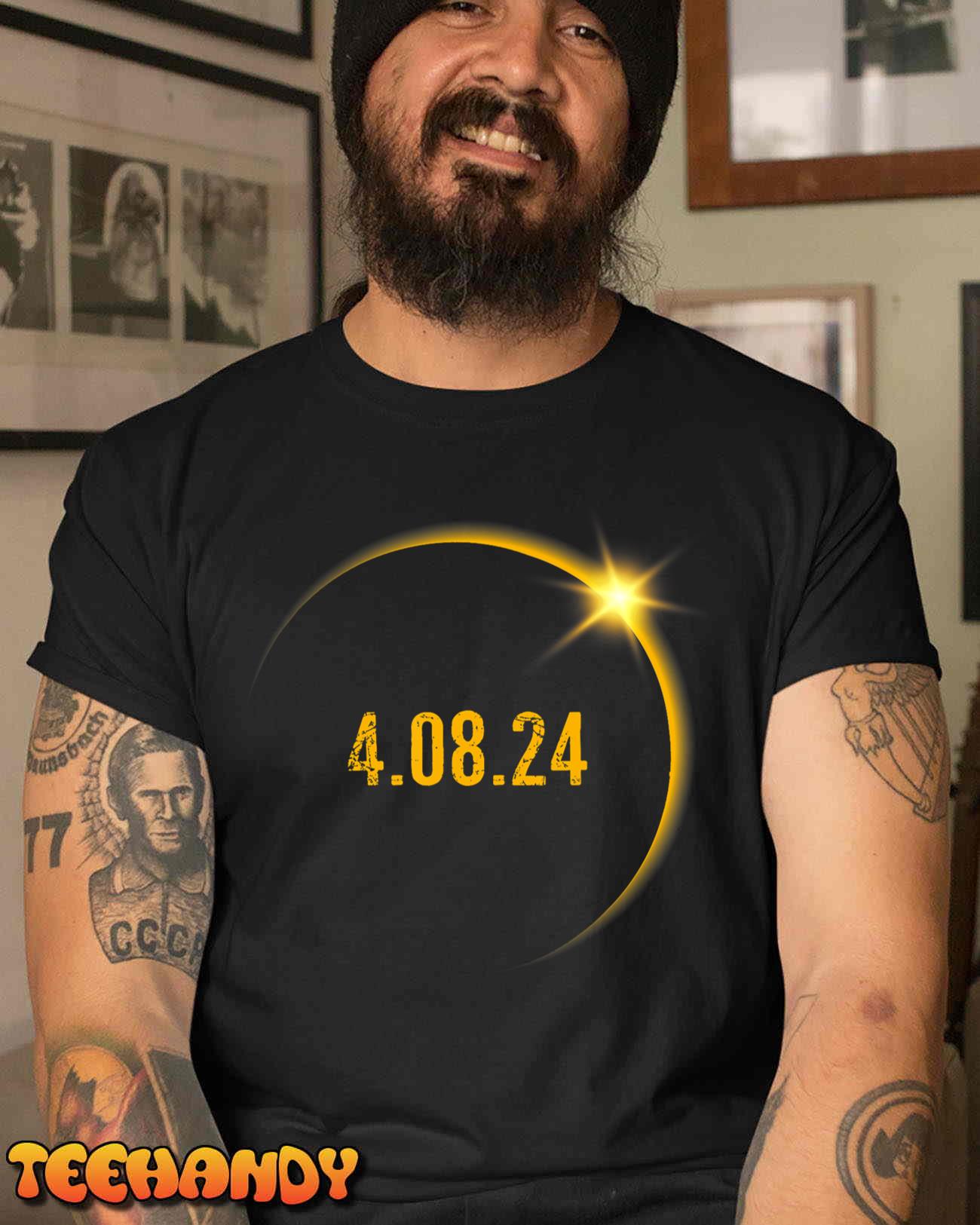 2024 Solar Eclipse American Totality Spring 4.08.24 T-Shirt