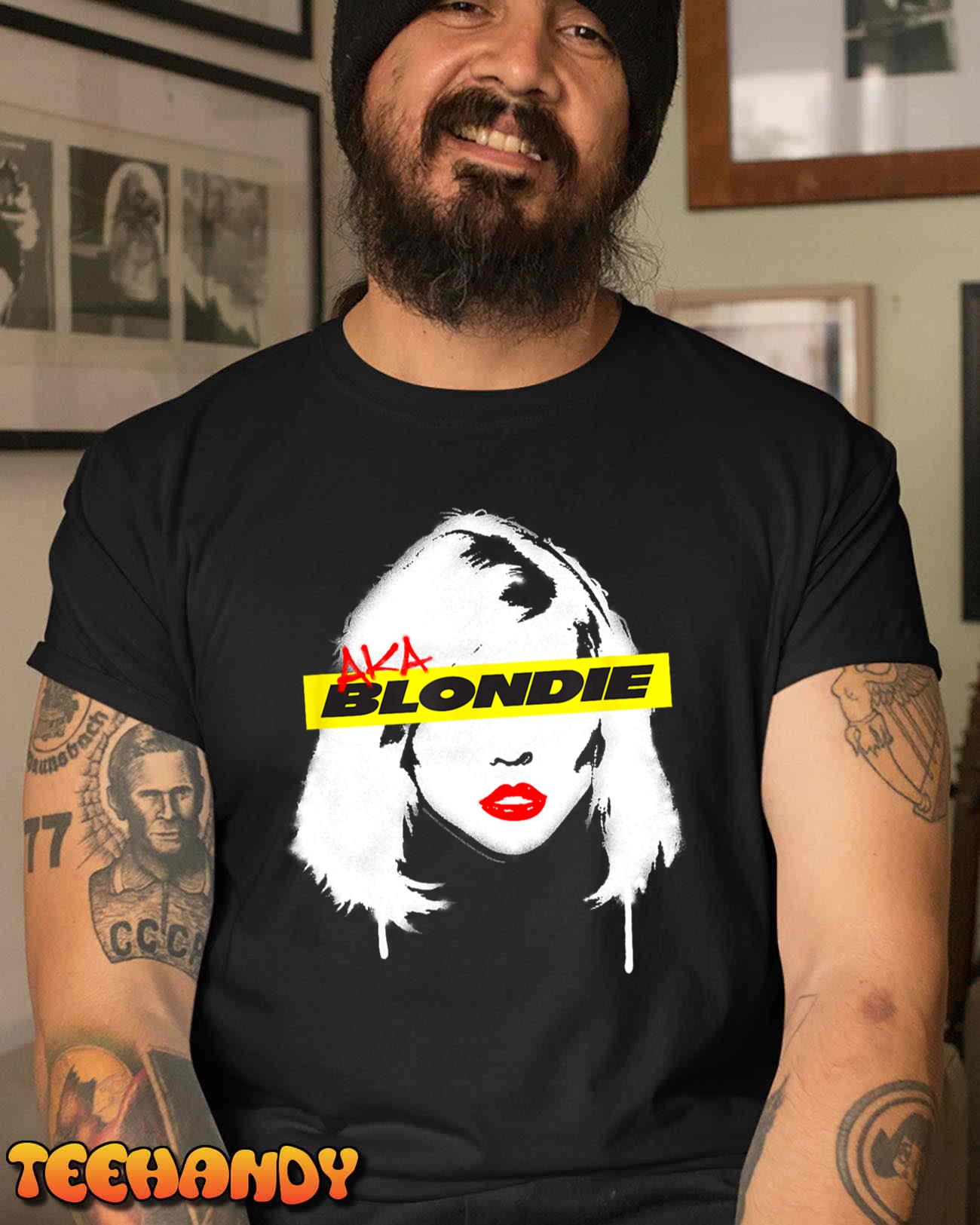 Blondie Aka New Wave Music Band by Rock Off T-Shirt