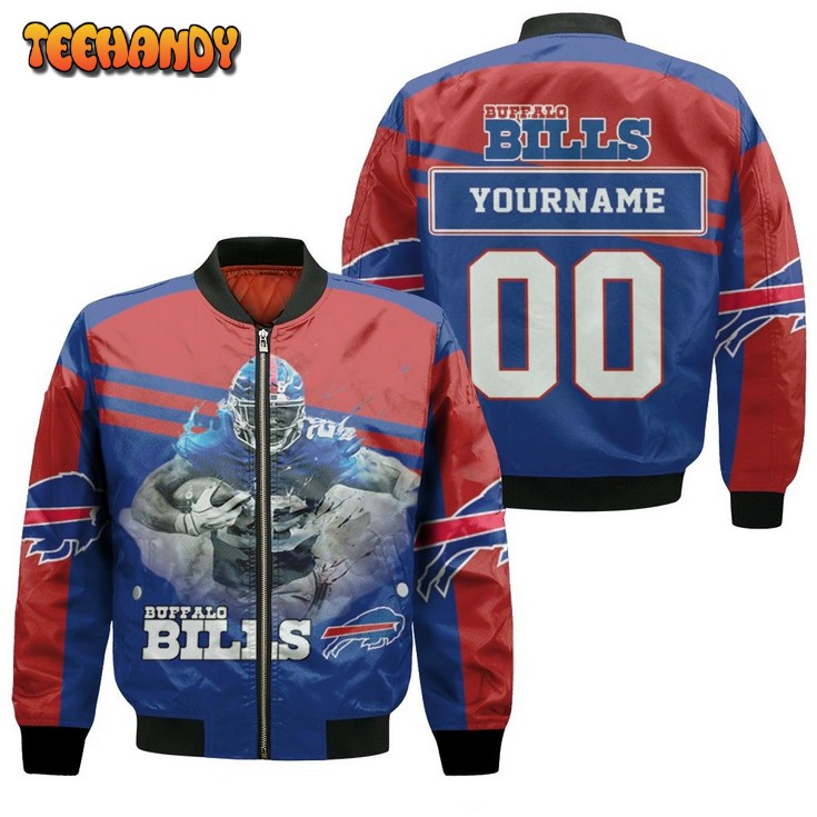 Buffalo Bills 26 Boobie Dixon Afc East Champs Personalized Bomber Jacket