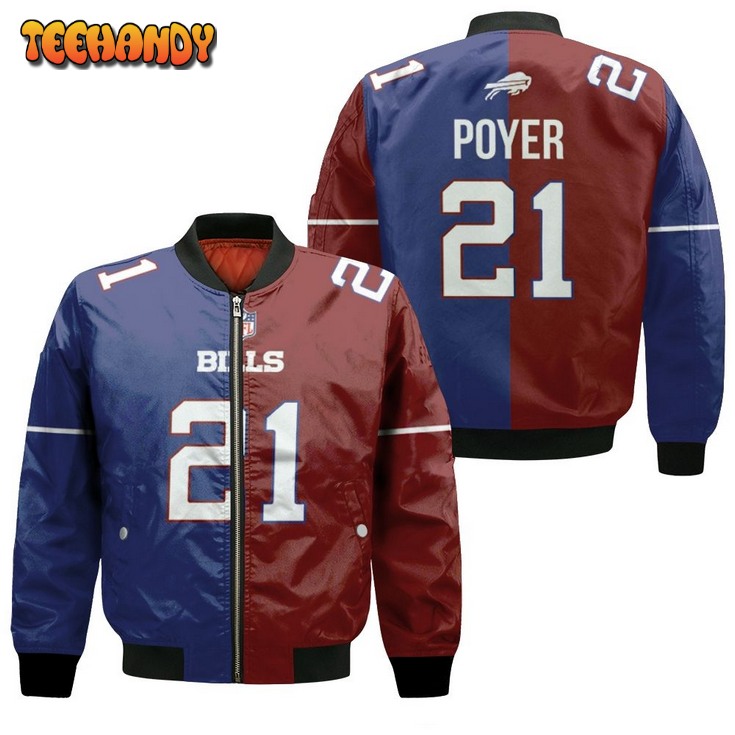 Buffalo Bills Jordan Poyer #21 Great Player Nfl Vapor Limited Royal Red Bomber Jacket
