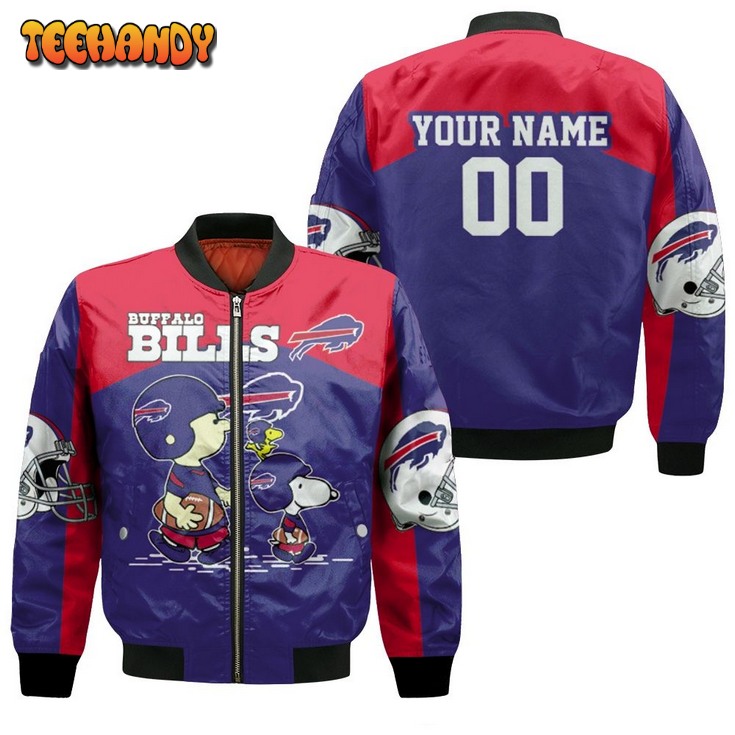 Buffalo Bills Snoopy Fan Now Any Forever 2020 Afc East Champions Personalized Bomber Jacket