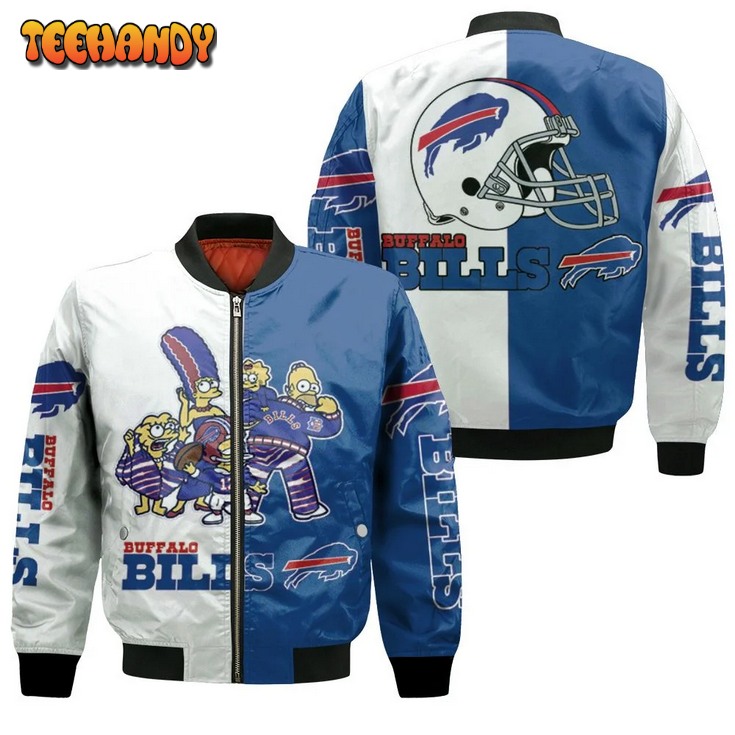 Buffalo Bills The Simpsons Family Fan Afc East Division 2020 Champs Bomber Jacket