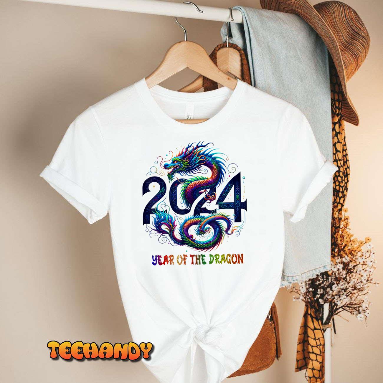 Chinese Lunar New Year 2024 Year of the Dragon zodiac sign Unisex T-Shirt