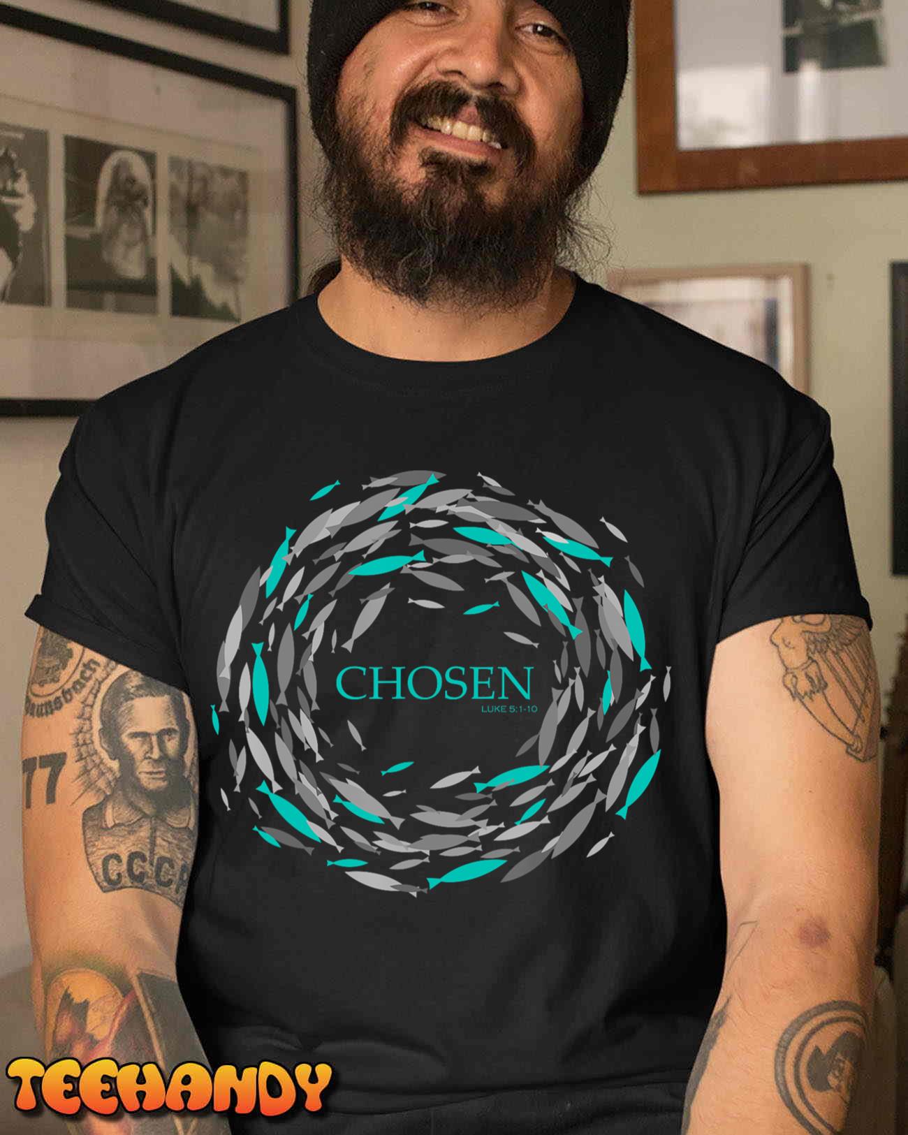 CHOSEN x Fish Swim Against The Current x Bible T-Shirt