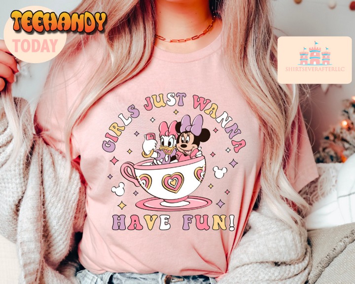 Disney Minnie Daisy Summer Girls Just Wanna Have Sun Disney Besties Shirt