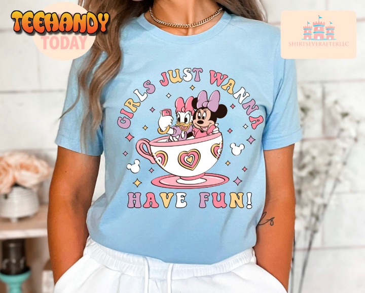 Disney Minnie Daisy Summer Girls Just Wanna Have Sun Disney Besties Shirt