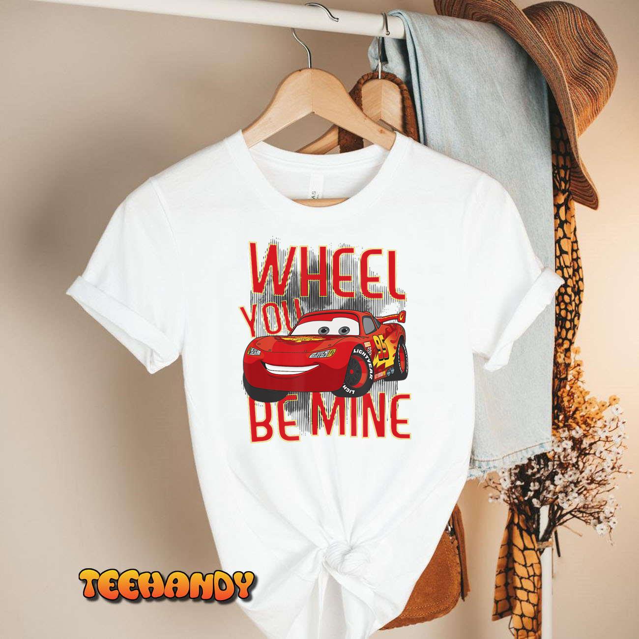 Disney Pixar Cars 2 Valentine’s Day Wheel You Be Mine T-Shirt