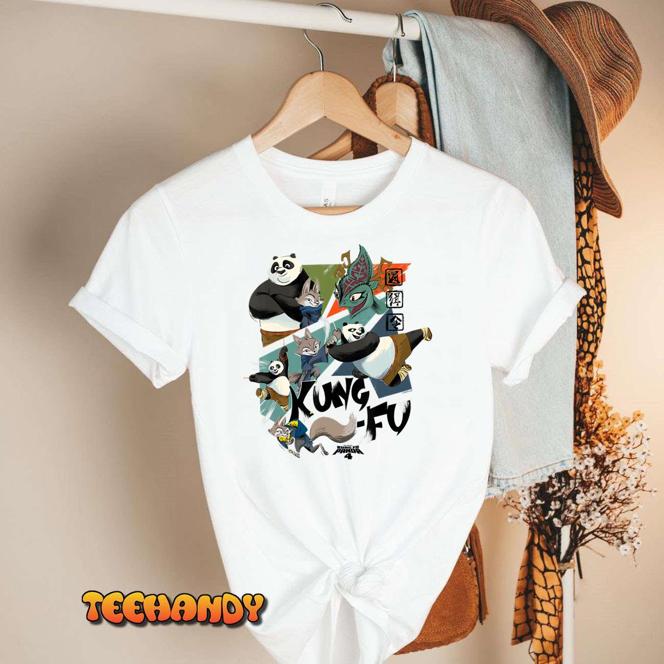 DreamWorks Kung Fu Panda 4 Kung Fu collage T-Shirt