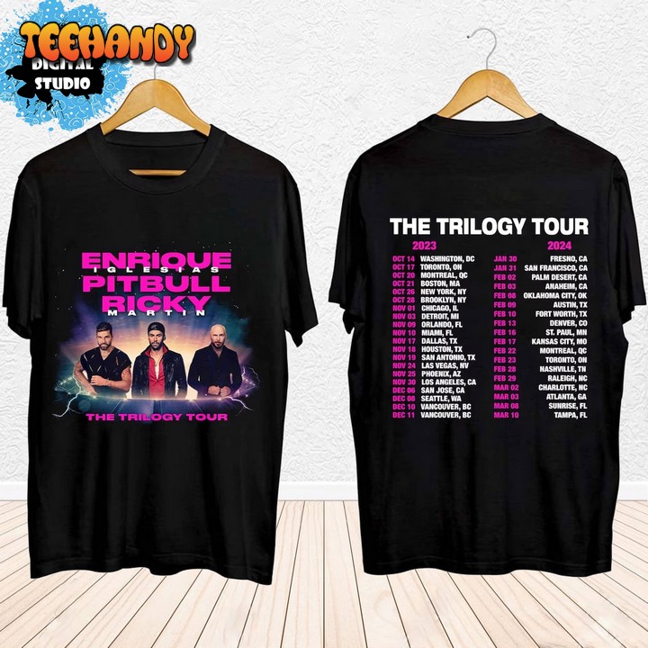 Enrique Iglesias X Pitbull X Ricky Martin The Trilogy Tour 2023 2024 Shirt