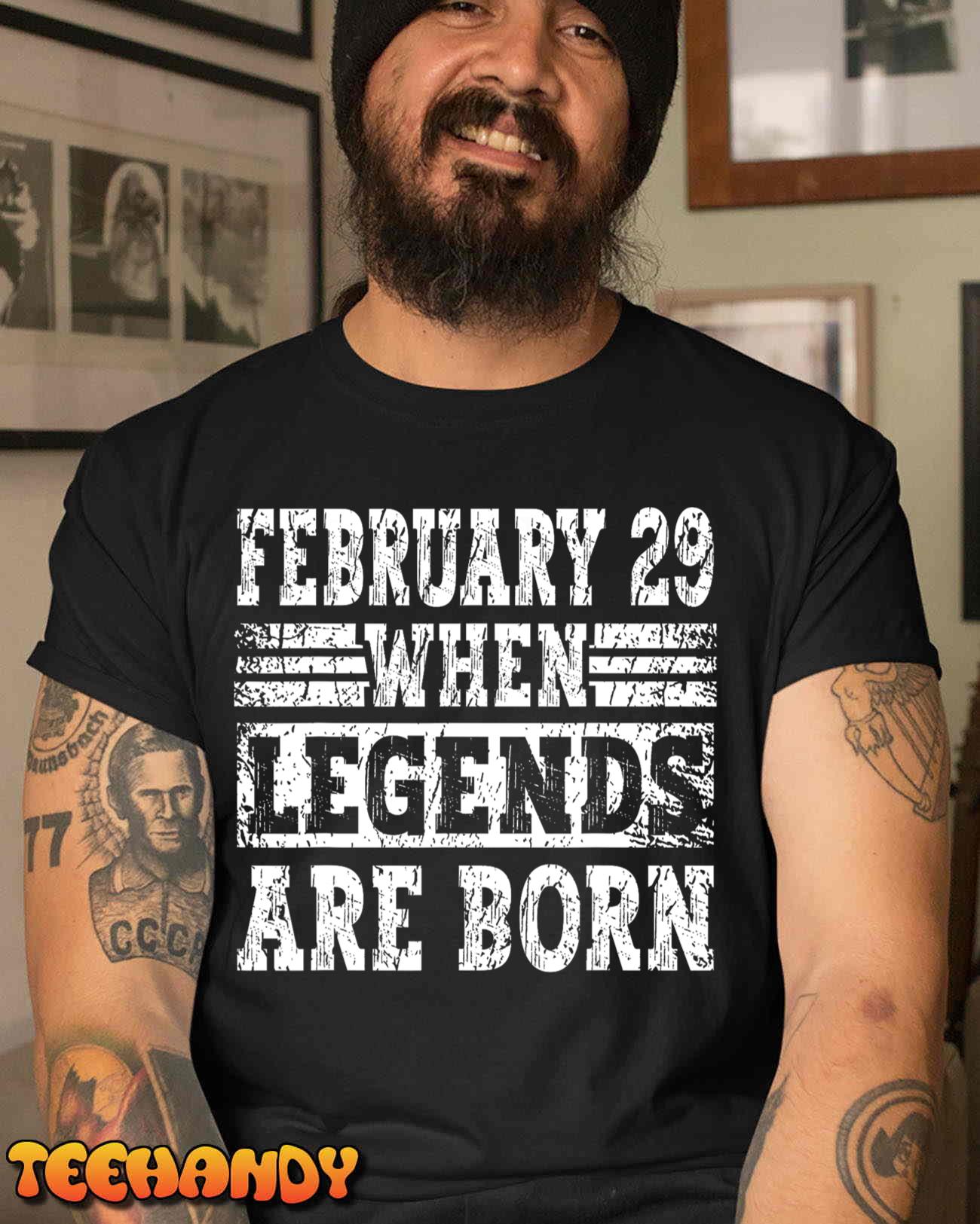 February 29 Birthday Shirts For Men & Women Cool leap year T-Shirt