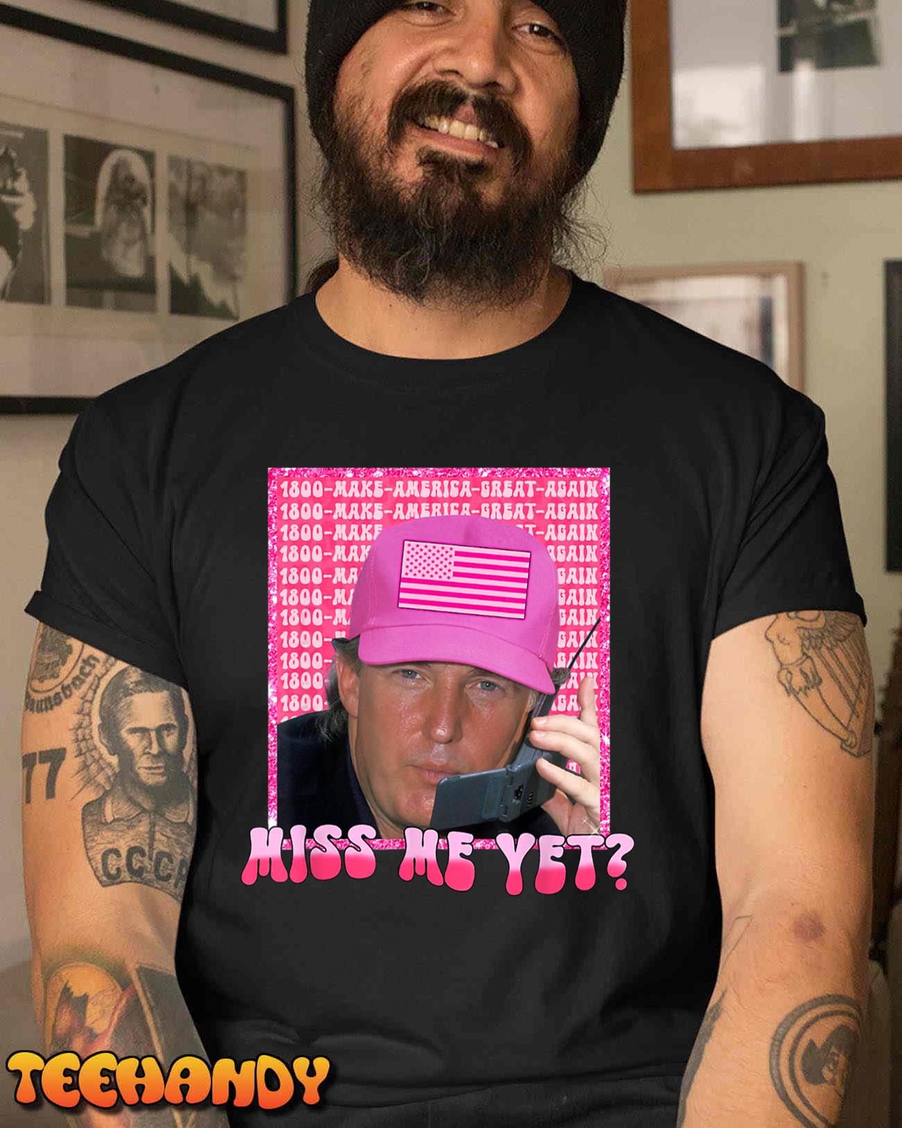 Funny Trump Pink Miss Me Yet, Trump 2024, President 2024 T-Shirt