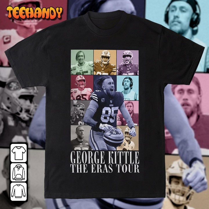 George Kittle The Eras Tour Shirt, Football Bootleg Vintage 90s Graphic Sport Shirt
