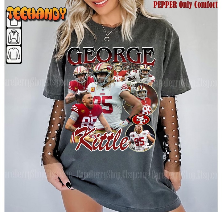George Kittle Vintage 90s Shirt, American Football Shirt