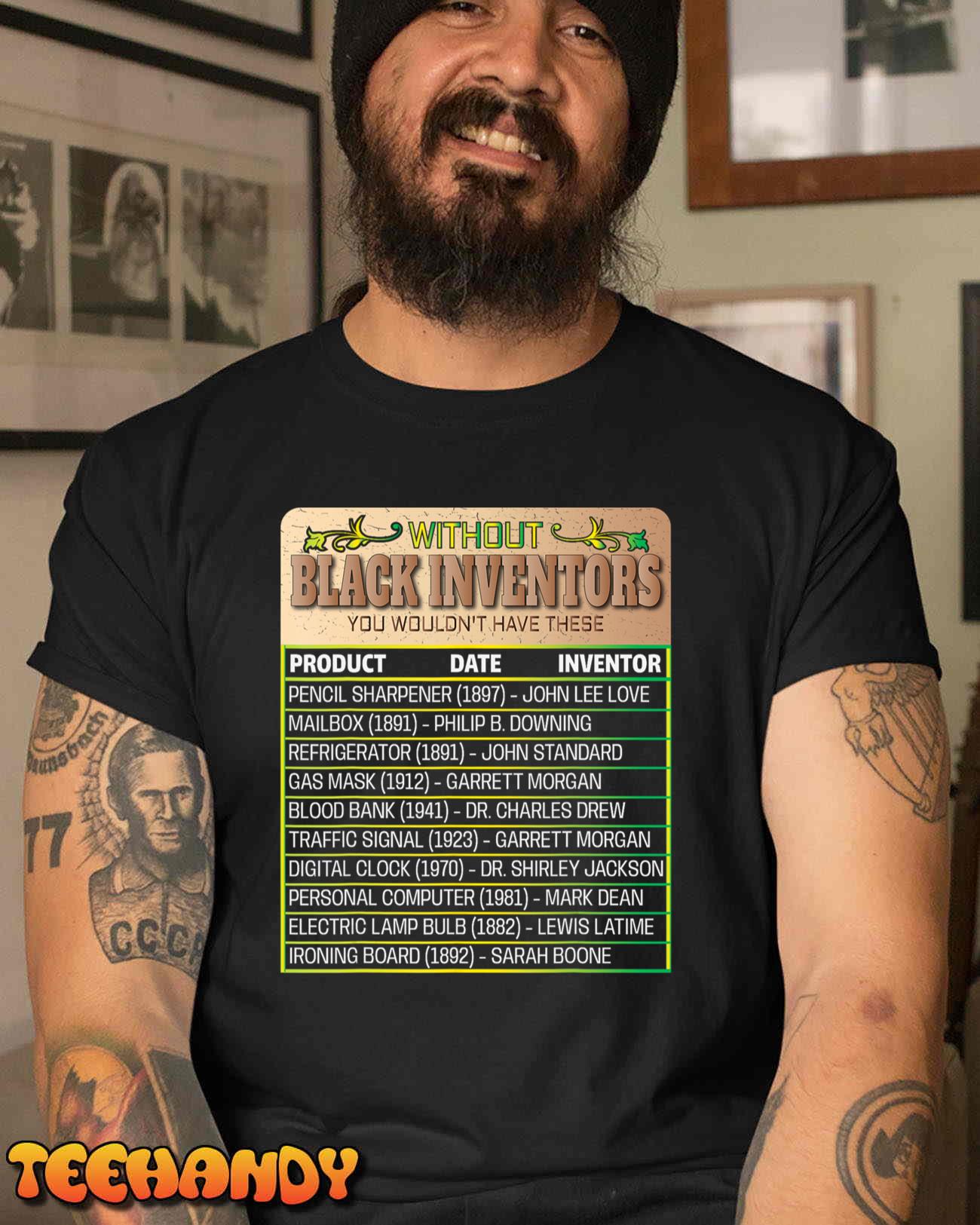 History Of Forgotten Black Inventors Black History Month Unisex T-Shirt