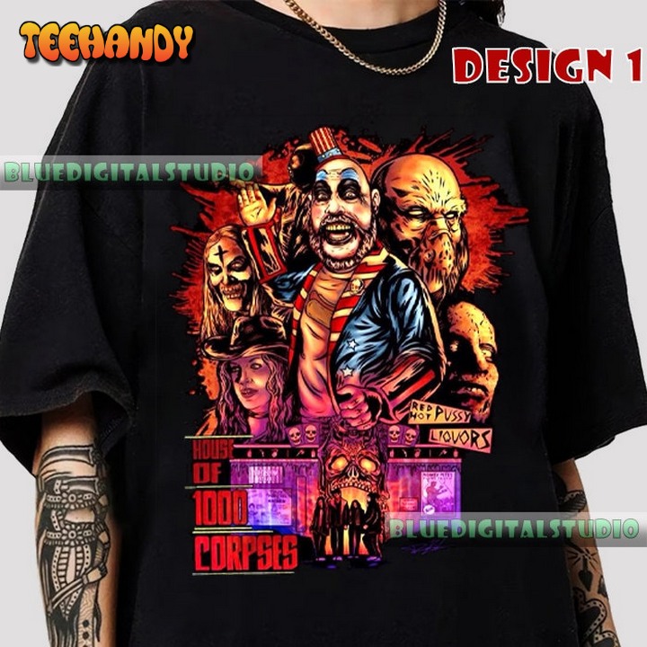 House Of 1000 Corpses T-Shirt, Horror Movie Poster T Shirt