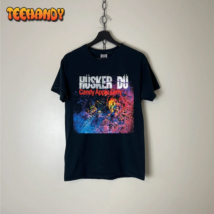 Husker Du Candy Apple Grey 80s T Shirt