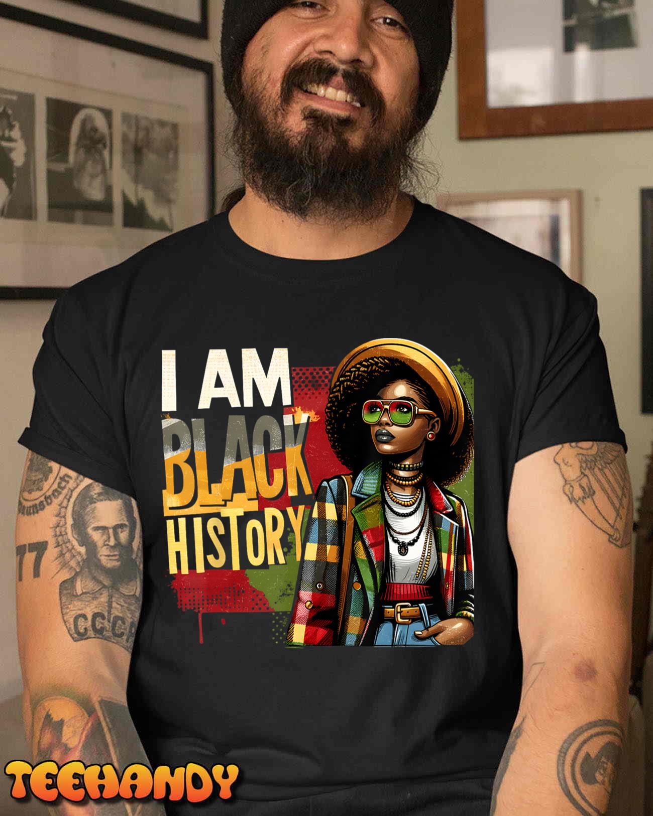 I Am Black History Black History Month Gift African American Unisex T-Shirt