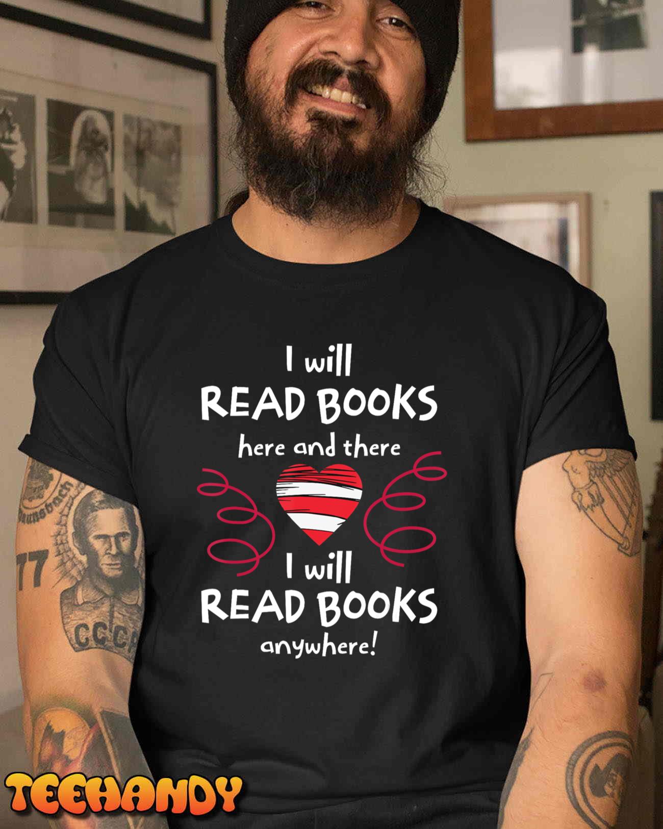 I Heart Books. Book Lovers. Readers. Read More Books. T-Shirt