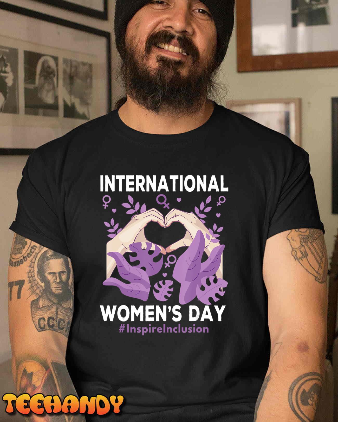 International Women’s Day 2024 8 March IWD Inspire Inclusion T-Shirt