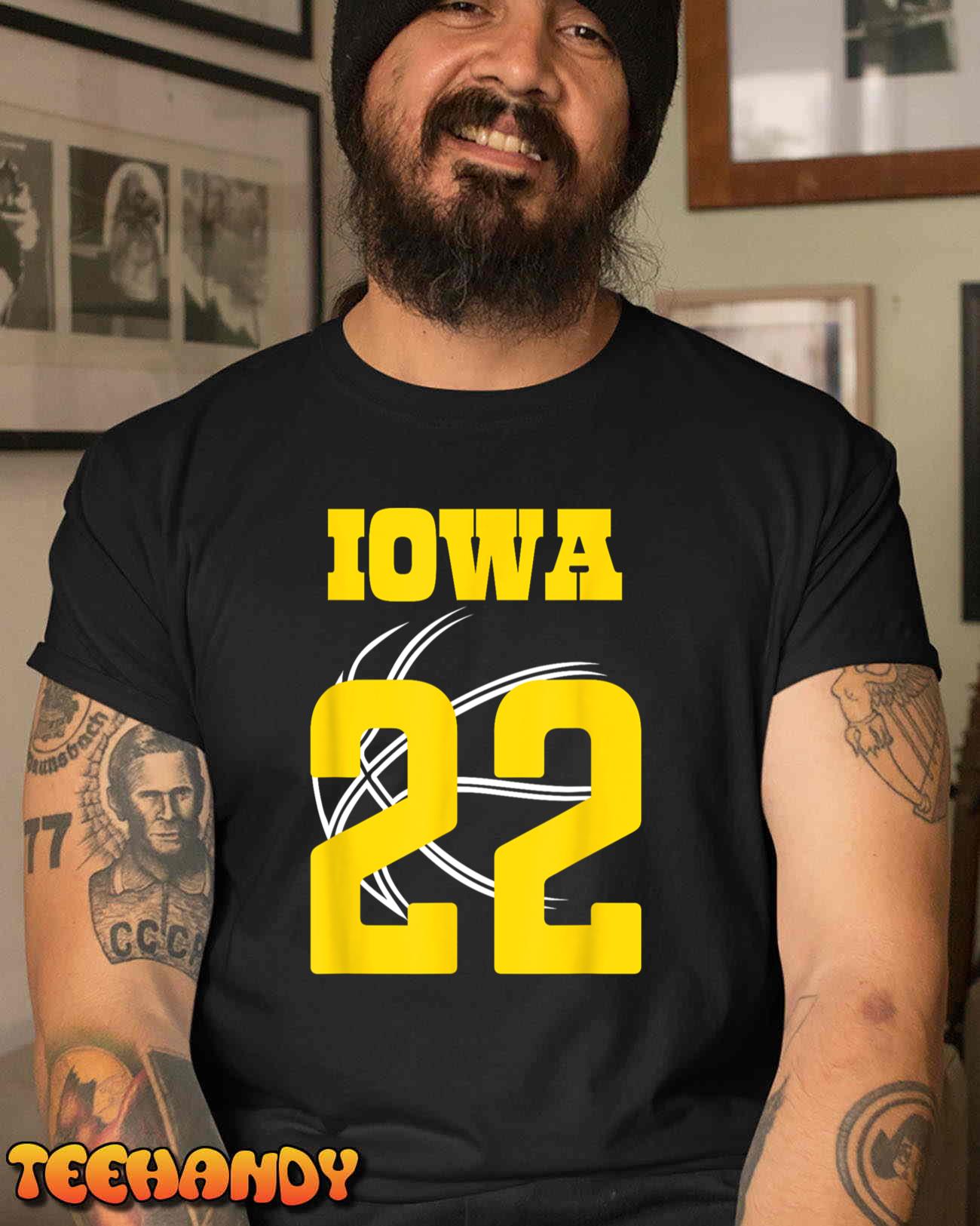 Iowa 22 Clark American Basketball Player Unisex T-Shirt