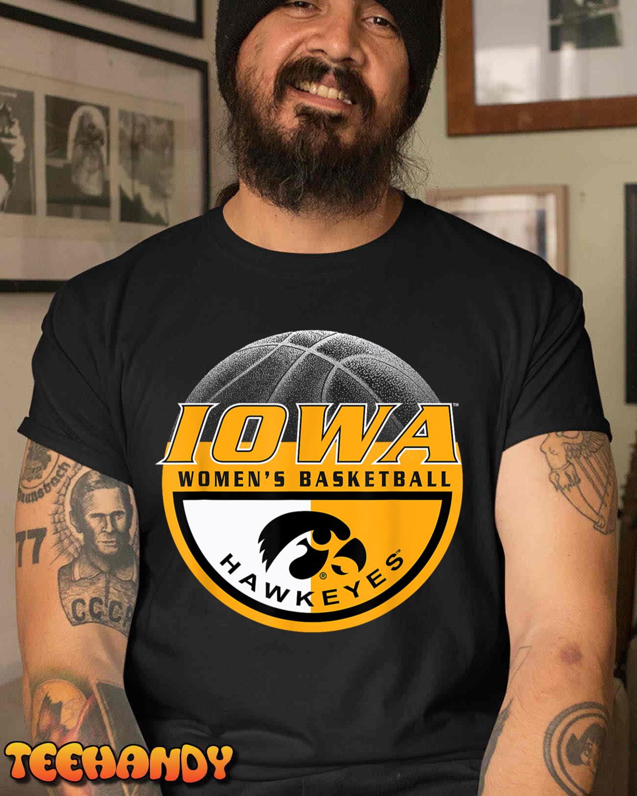 Iowa Hawkeyes Women’s Basketball Dunk Black T-Shirt