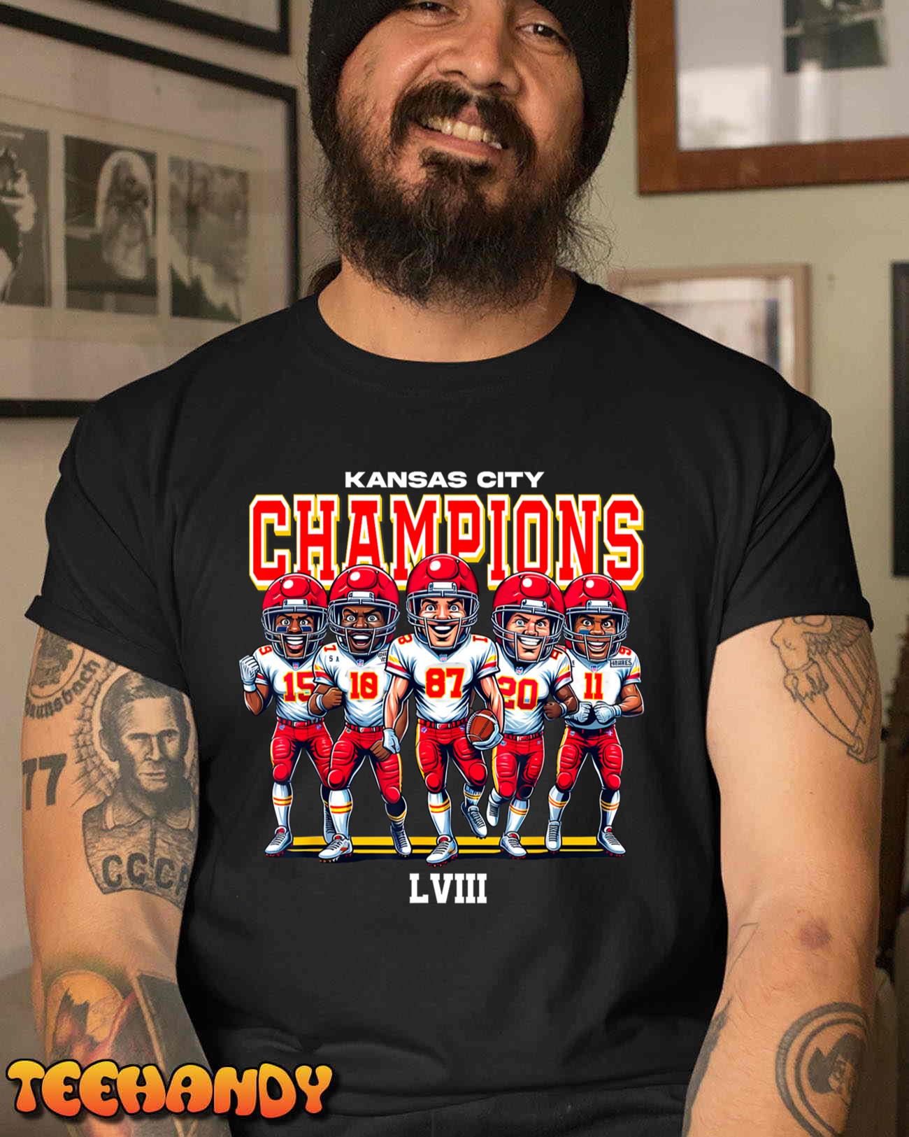 Kansas City Football Champions LVIII Unisex Hoodie