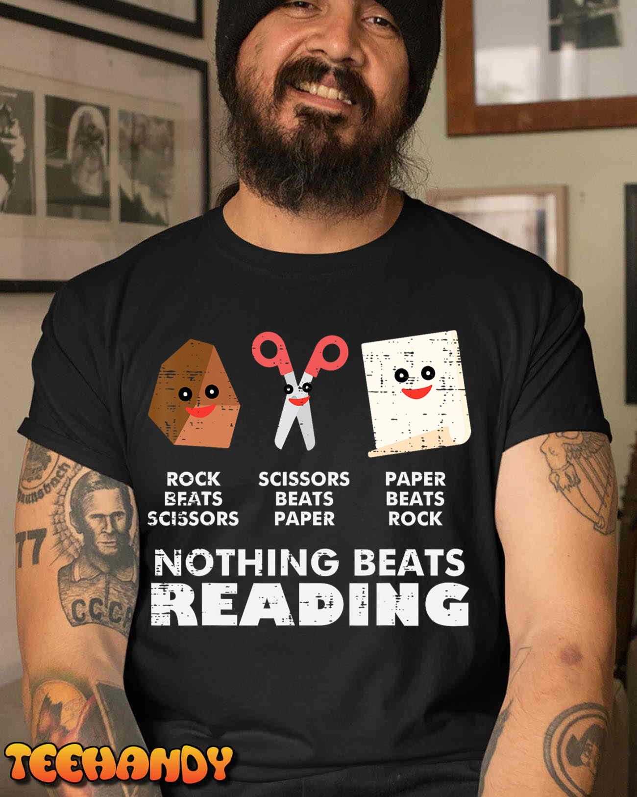 Nothing Beats Reading Book Librarian Across America Kids T-Shirt