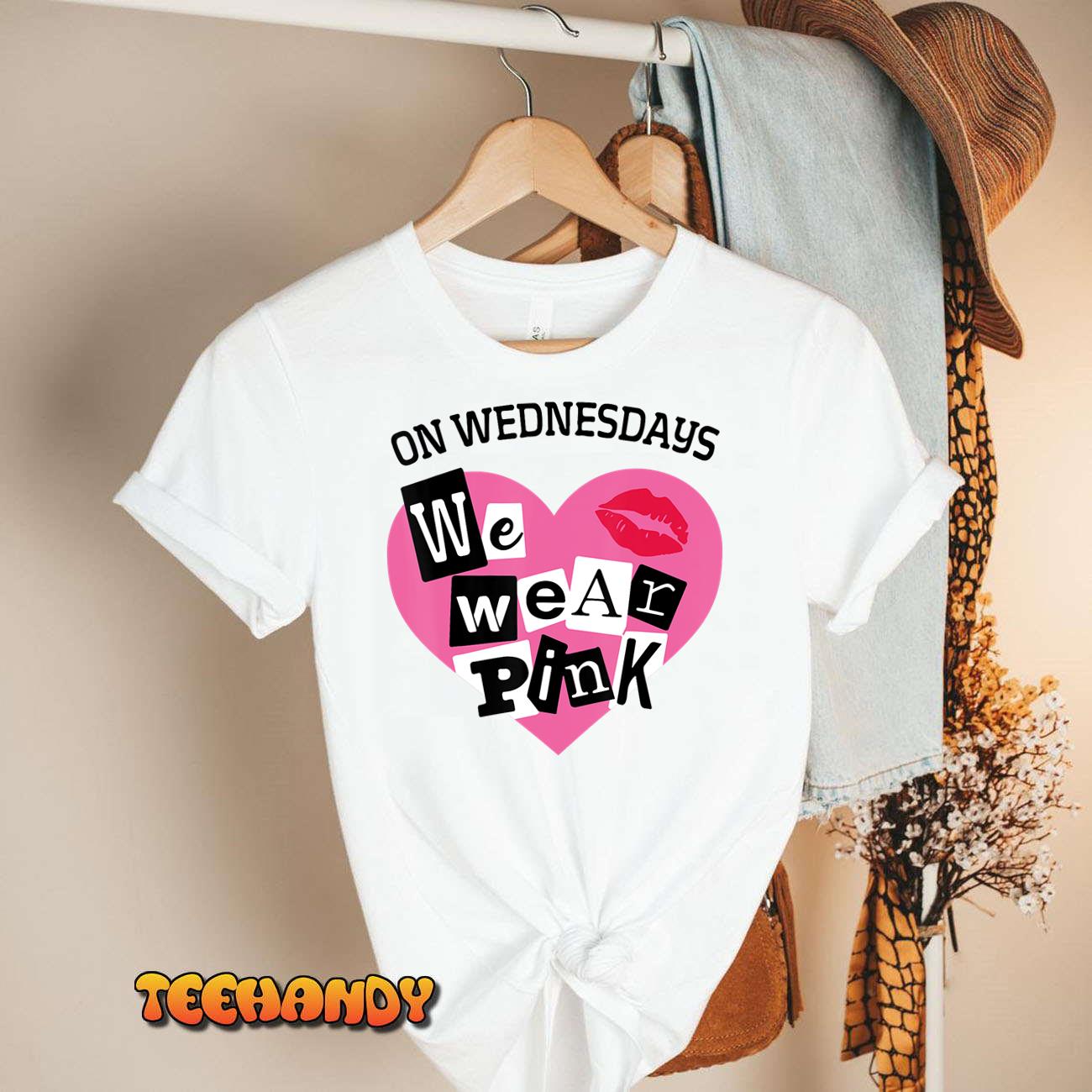 On Wednesday We Wear Pink Funny Valentine Unisex T-Shirt