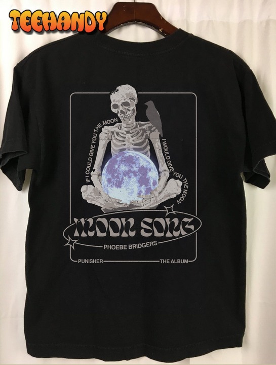 Phoebe Bridgers Moon Song Punisher Skeleton Vintage T shirt