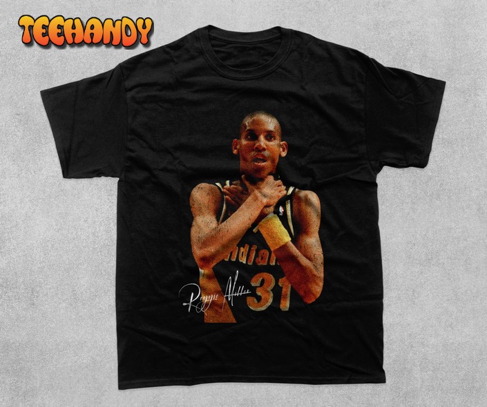 Reggie Miller Vintage Shirt, Retro NBA T Shirt