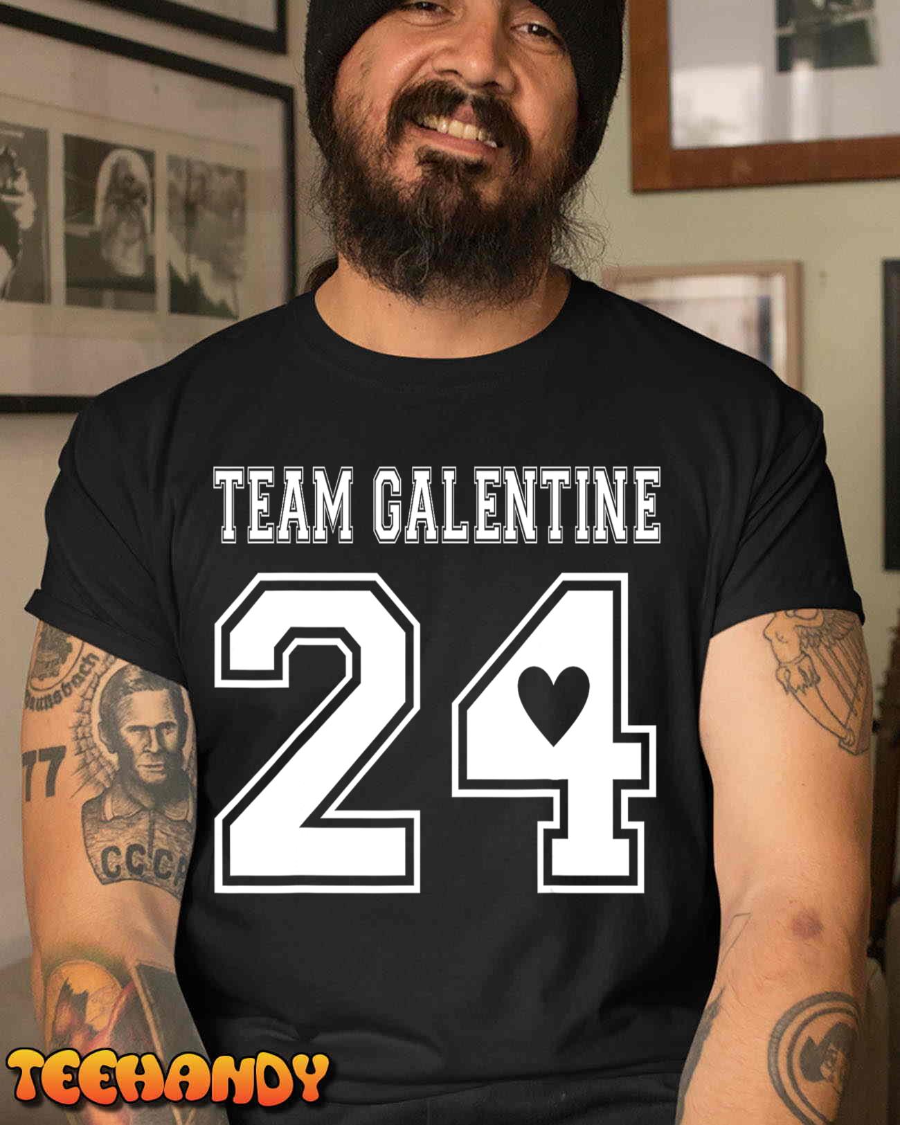 Team Galentine Day 2024 Feb 13 Girls Night Out Wine Drinking Unisex T-Shirt
