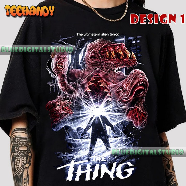 The Thing Movie Soft T-Shirt, The Thing Poster 80s Movie Shirt