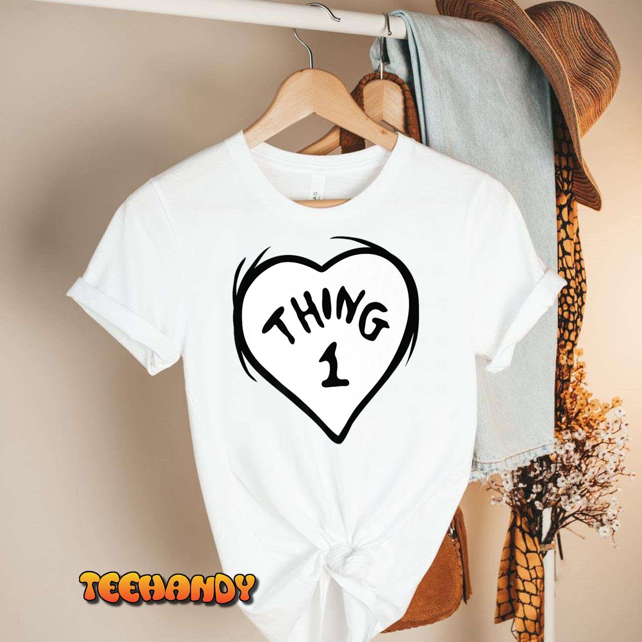 Thing 1 Heart Premium T-Shirt