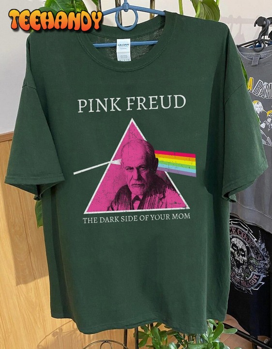 Vintage Pink Freud Dark Side of Your Mom shirt, Awesome For Music Fan