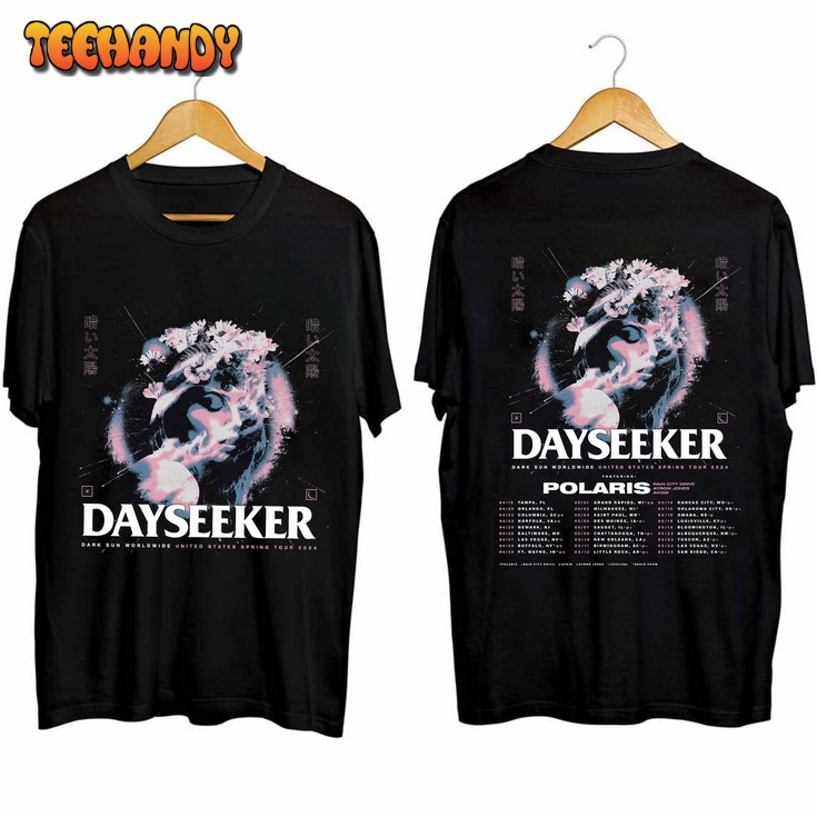 Dayseeker – Dark Sun Spring 2024 Tour Shirt, Dayseeker Band Fan Shirt