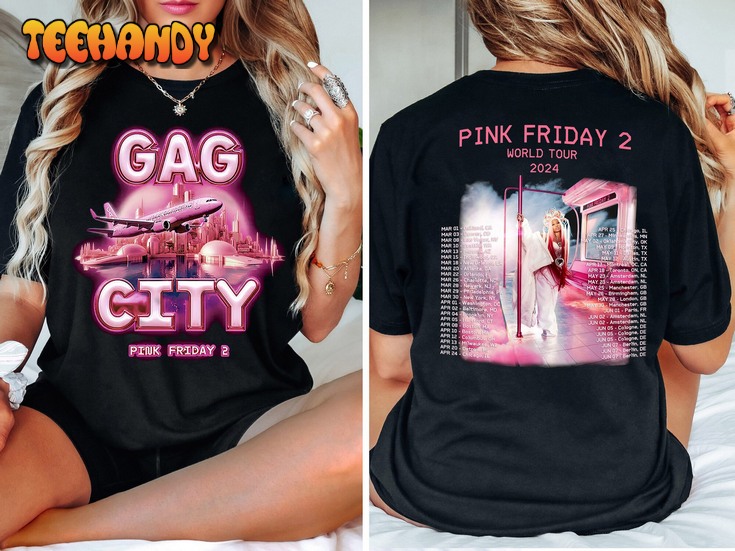 Nicki Minaj Shirt, Nicki Minaj Pink Friday 2 Tour Shirt, Gag City Shirt