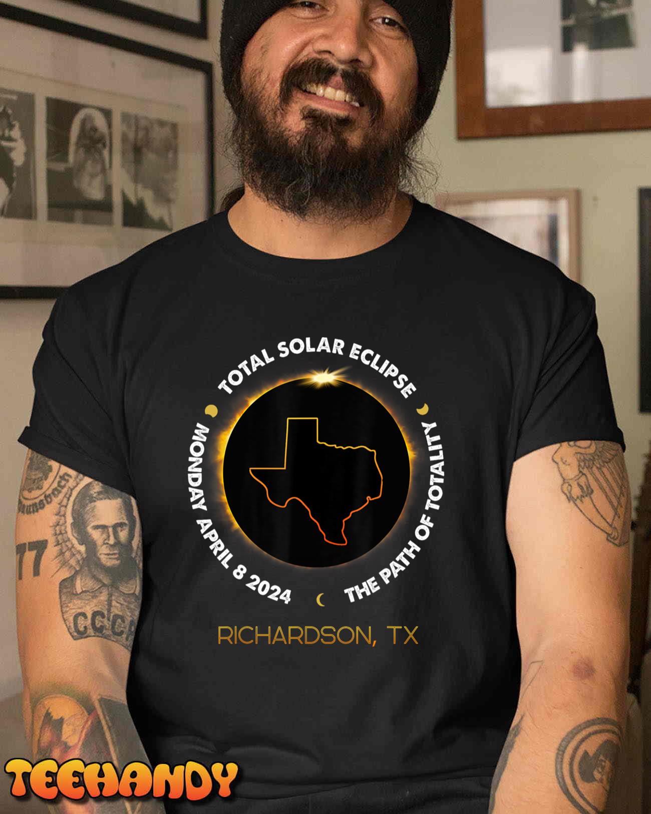 RICHARDSON, Texas Total Solar Eclipse 2024 T-Shirt