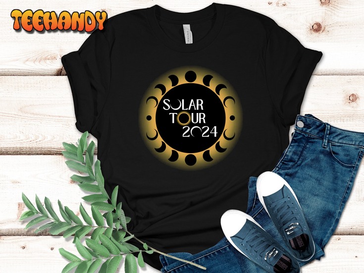 Solar Eclipse Tour 2024 Unisex Shirt, Solar Eclipse, April 8th 2024 Shirt